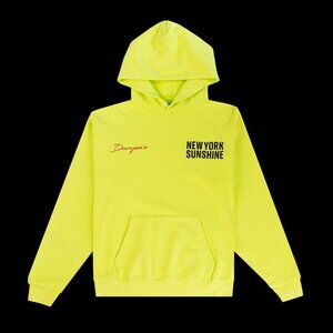 NEW YORK SUNSHINE x DURYEA'S NEON HOODIE SZ XS